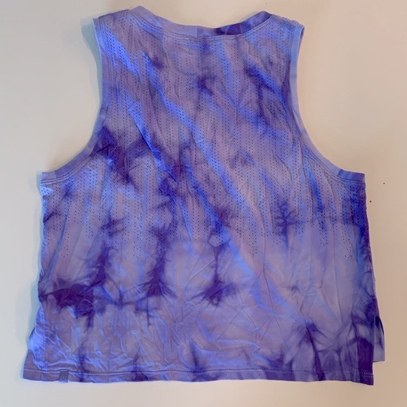Lululemon Train to be Tank-purple Marble tie dye tank-size 6 - Picture 5 of 7